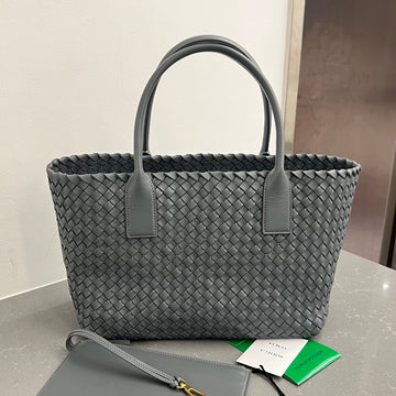 SMALL CABAT 32 IN SMOKE GRAY LAMBSKIN by Luxe Carry