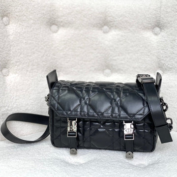 SMALL DIORCAMP BAG 23 IN BLACK CALFSKIN Luxe Carry