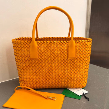 SMALL CABAT 32 IN UT ORANGE LAMBSKIN Luxe Carry