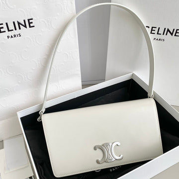 TRAPEZOID UNDERARM TRIPHOME 26 WHITE CALFSKIN by Luxe Carry