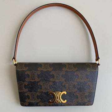 TRAPEZOID UNDERARM TRIPHOME 26 BLACK PATTERN CALFSKIN Luxe Carry
