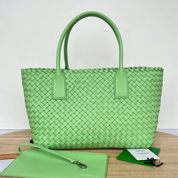 SMALL CABAT 32 IN LIGHT GREEN LAMBSKIN by Luxe Carry