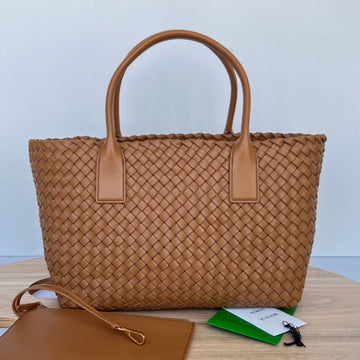 SMALL CABAT 32 IN BRONZE BROWN LAMBSKIN Luxe Carry Bags