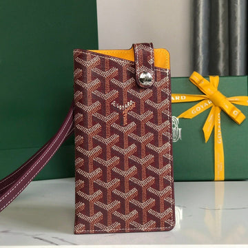 MONTMARTRE GM CASE 18 IN WINE RED GOYARDINE CANVAS by Luxe Carry