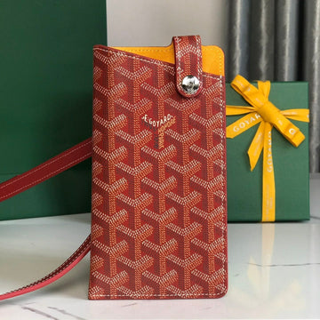 MONTMARTRE GM CASE 18 IN CLASSIC RED GOYARDINE CANVAS by Luxe Carry