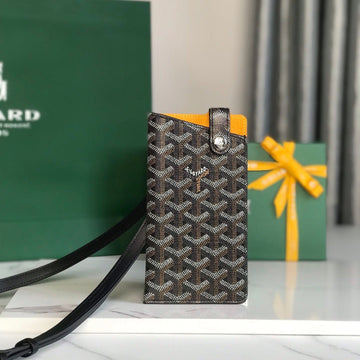 MONTMARTRE GM CASE 18 IN BLACK GOYARDINE CANVAS Luxe Carry