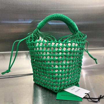CAVALLINO 23 BAG IN GREEN LAMBSKIN Luxe Carry