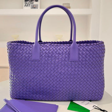 LARGE CABAT 51 IN MAUVE PURPLE LAMBSKIN Luxe Carry