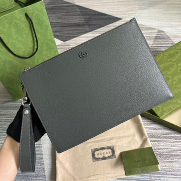 GG MARMONT 30 HANDBAG IN PENTER GREY CALFSKIN by Luxe Carry