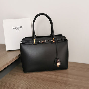 CONTI BAG 36 IN BLACK CALFSKIN GOLD HARDWARE by Luxe Carry