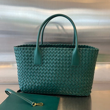 SMALL CABAT 32 IN KAITOKE GREEN LAMBSKIN Luxe Carry Bags
