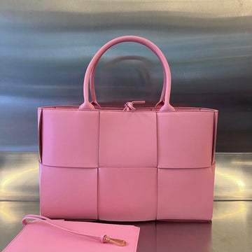 ARCO TOTE 36 IN SHOCKING PINK CALFSKIN Luxe Carry