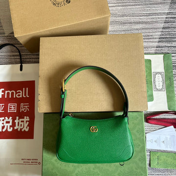 APHRODITE MINI 21 SHOULDER BAG IN EMERALD GREEN CALFSKIN by Luxe Carry