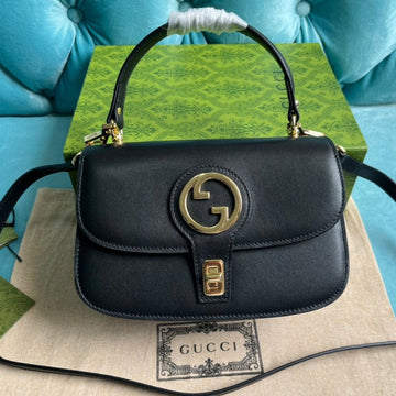 BLONDIE 23 TOP-HANDLE BAG BLACK CALFSKIN by Luxe Carry