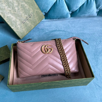 GG MARMONT MINI 22 HANDBAG IN LIGHT PURPLE CALFSKIN Luxe Carry Bags