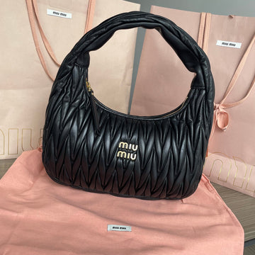 WANDER 29 BAG IN BLACK LAMBSKIN By Luxe Carry