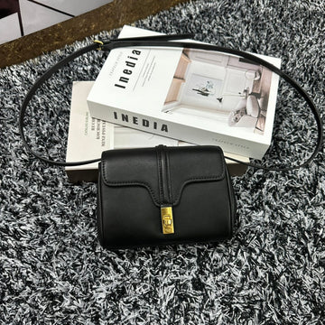 CLASSIC MINI 18 BLACK CALFSKIN Luxe Carry