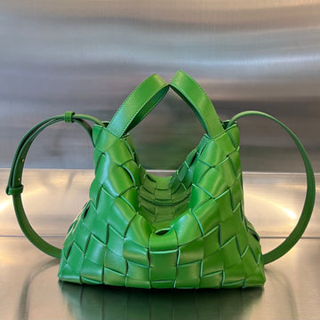 MEDIUM 28 CASSETTE NEON GREEN LAMBSKIN by Luxe Carry