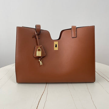 CABAS TRIOMPHE 37 CINNAMON BROWN IN SMOOTH CALFSKIN Luxe Carry Bags