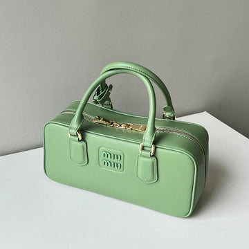 ARCADIE 27 BAG IN EMERALD GREEN CALFSKIN Luxe Carry