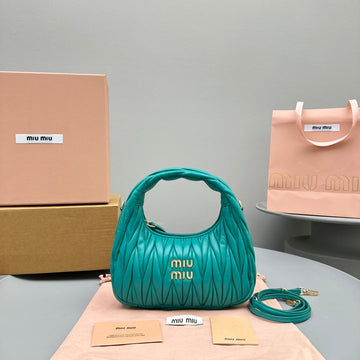 MINI HOBO 20 BAG IN TIFFANY BLUE SHEEPSKIN Luxe Carry