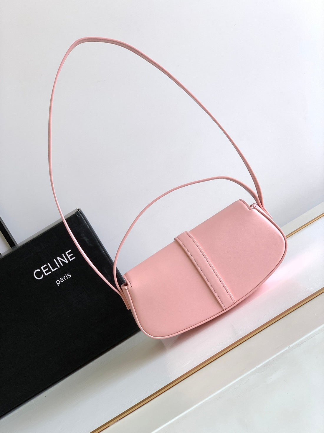 MINI TABOU CLUTCH 18 CALFSKIN SAKURA PINK by Luxe Carry
