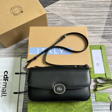 GG SMALL 27 HANDBAG IN BLACK CALFSKIN by Luxe Carry