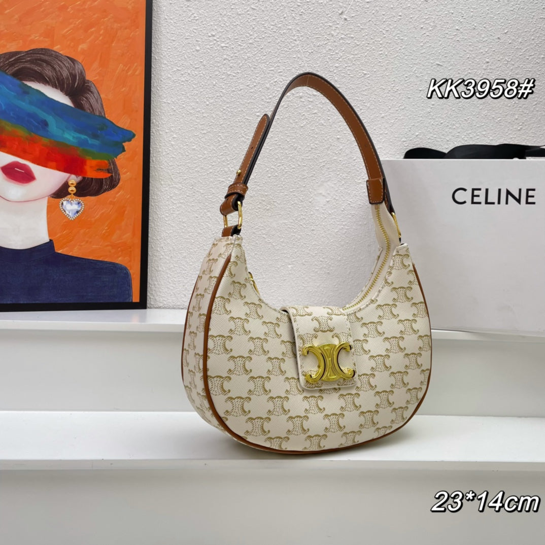 23 CALFSKIN BAG WHITE CARO by Luxe Carry