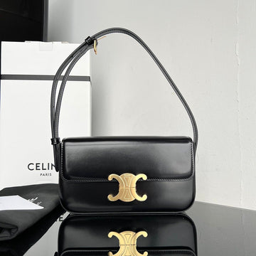 TRIOMPHE 20 BLACK CALFSKIN Luxe Carry