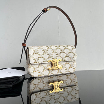 TRIOMPHE 20 WHITE PATTERN CALFSKIN by Luxe Carry