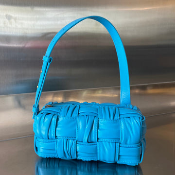SMALL BRICK CASSETTE 23 IN SKY BLUE SOFT LAMBSKIN by Luxe Carry