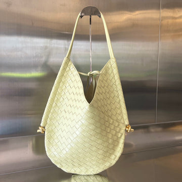 MEDIUM SOLSTICE 44 DARK CREAM LAMBSKIN Luxe Carry Bags