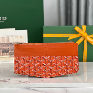 INSERT LOUISE 21 IN RED ORANGE GOYARDINE CANVAS Luxe Carry Bags