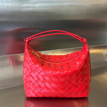 WALLACE 22 BAG IN CHERRY RED CALFSKIN Luxe Carry Bags