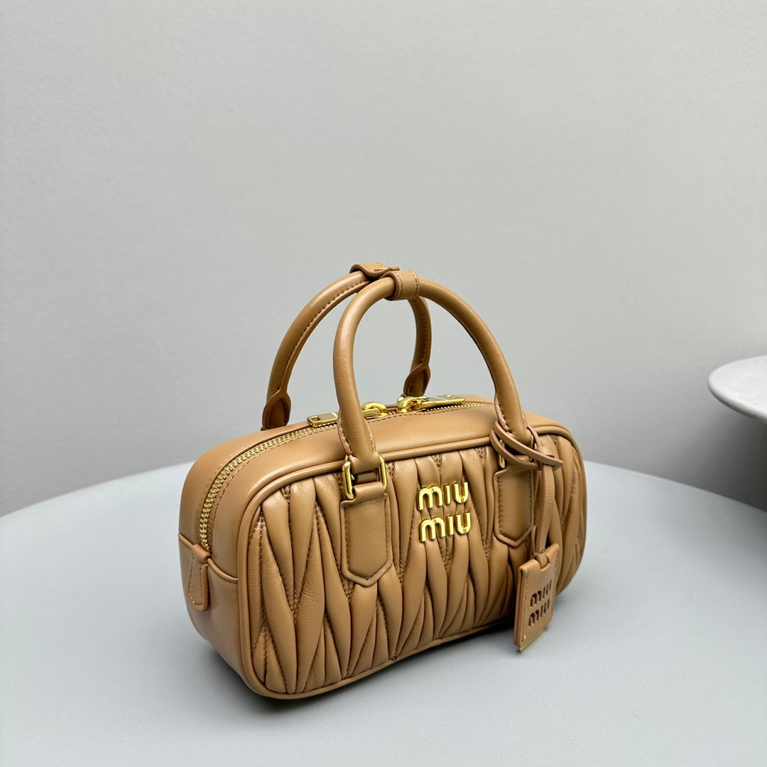 ARCADIE 23 BAG IN NAPLES YELLOW LAMBSKIN Luxe Carry Bags