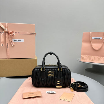 ARCADIE 23 BAG IN BLACK LAMBSKIN Luxe Carry Bags