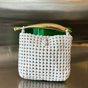 SARDINE 29 BAG IN WHITE LAMBSKIN Luxe Carry