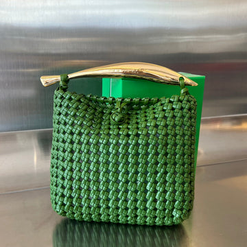 SARDINE 29 BAG IN GREEN LAMBSKIN by Luxe Carry