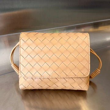 BV Mini Crossbody Bag 19cm Beige Calfskin Ghw Luxe Carry Bags