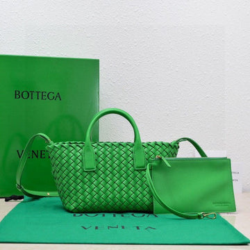 Mini Cabat 20cm Dark Green Lambskin Ghw Luxe Carry Bags