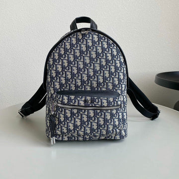 SMALL BACKPACK 32 BLUE OBLIQUE JACQUARD By Luxe Carry