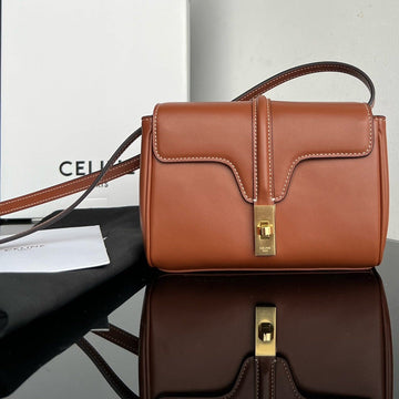 SOFT 18 CINNAMON BROWN CALFSKIN Luxe Carry Bags