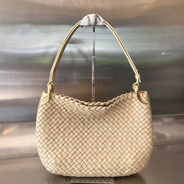 SMALL CLICKER 27 BEIGE LAMBSKIN Luxe Carry