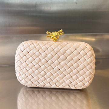 KNOT 20 IN SOLF PINK LAMBSKIN Luxe Carry Bags
