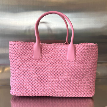 LARGE CABAT 51 IN FLAMINGO PINK LAMBSKIN Luxe Carry