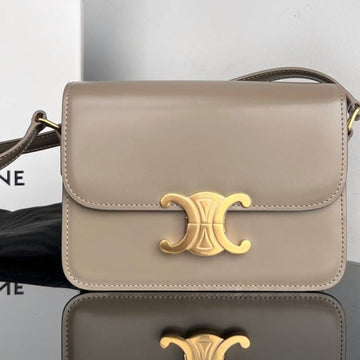TRIOMPHE TEEN 18 GREY COWHIDE by Luxe Carry