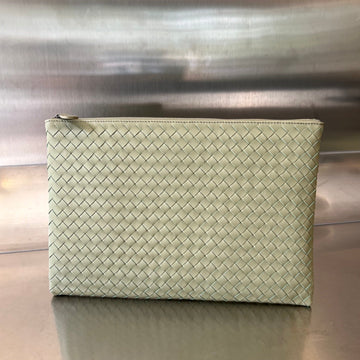 INTRECCIATO 30 IN LIGHT GREY LAMBSKIN Luxe Carry