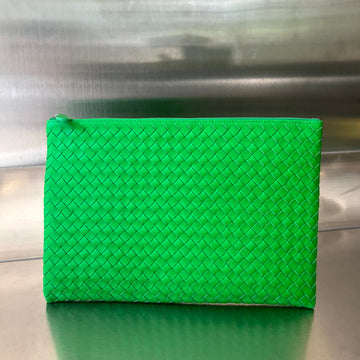 INTRECCIATO 30 IN EMERALD GREEN LAMBSKIN Luxe Carry