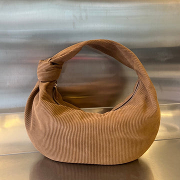SMALL JODIE 48 BROWN CORDUROY FABRIC by Luxe Carry