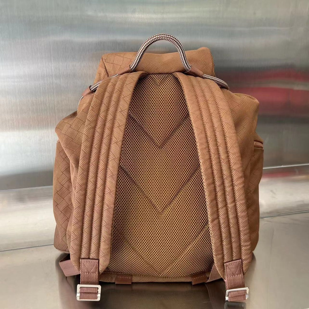 ALTO 42 BACKPACK IN RUSSET BROWN JACQUARD FABRIC Luxe Carry Bags